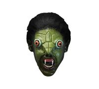 Hammer Horror Monsters The Reptile Mask Costume Accessory Green, Green, One size