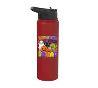 Trick Or Treat Squad Kids Halloween Design Stainless Steel Insulated Water Bottle