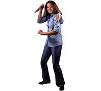Trick Or Treat Studios Halloween Laurie Strode Costume with Latex Wound, Blue, Medium