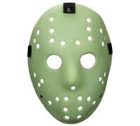 Trick Or Treat Studios Mabry Monsters Glow in The Dark Killer Goalie Mask Multicolor, Multicolor, One Size