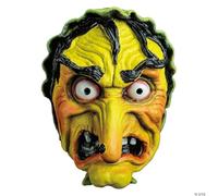 Trick Or Treat Studios MATT164 Chamber of Horrors Green Latex Overhead Witch Mask One Size