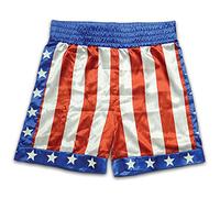 Trick Or Treat Studios Men's Rocky Apollo Creed Boxing Trunks