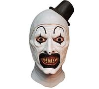 Trick Or Treat Studios Terrifier Art The Clown Mask for Adults, White, One size