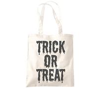 Trick Or Treat - Tote Shopping Bag Spooky Vibes Halloween Gothic Aesthetic Creepy Party
