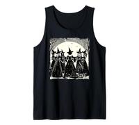 Trick Or Treat Witch Witches Girl Will Be Girls Halloween Tank Top