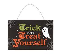 Trick or Treat Yourself Hanging Sign