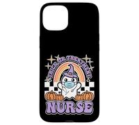 Trick Or Treatment Cute Halloween Ghost Nurse Night Shift Case for iPhone 15 Plus