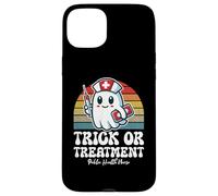 Trick Or Treatment Cute Halloween Public Health Nurse Case for iPhone 15 Plus