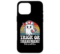 Trick Or Treatment Cute Halloween Public Health Nurse Case for iPhone 16 Pro Max