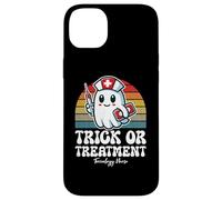 Trick Or Treatment Cute Halloween Toxicology Nurse Case for iPhone 14 Plus
