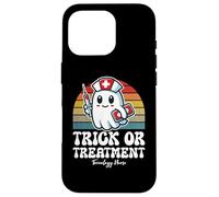 Trick Or Treatment Cute Halloween Toxicology Nurse Case for iPhone 16 Pro