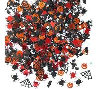 Trick Party Confetti - Halloween Glitter Sprinkles, PVC Glitter Confetti | 15g Pack for Table Decorations, Crafts and Halloween Decoration, Ideal for Creating