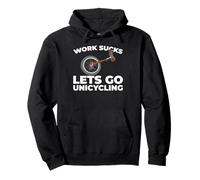 Trick Riding Circus Balance - Unicycling Pullover Hoodie