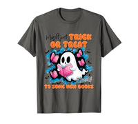Trick Treat Myself to Books Shirt Funny Ghost Reading T-Shirt