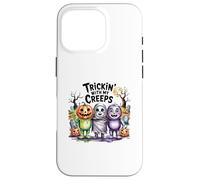 Trickin' With My Creeps Cute Halloween Monster Squad Case for iPhone 16 Pro