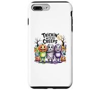 Trickin' With My Creeps Cute Halloween Monster Squad Case for iPhone 7 Plus/8 Plus