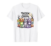 Trickin' with My Creeps Cute Halloween Monster Squad T-Shirt