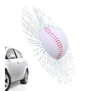 Tricky Broken Glass Sticker - 3D Prank Window Glass Ball Stickers, Tennis Ball Hit Window Sticker, Tennis Smashing, Funny Window Decal, Auto Windshield Decor for Car Styling SUVs Sedans