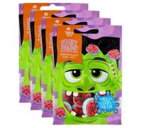 Tricky Treats Gooey Brains Gummy Sweets 140g x Pack of 4 - Bubblegum - Give Your Trick or Treaters a Scare They'll Never Forget - Delicious, Bubblegum Flavour Gummies