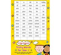 Tricky Words for children ages 5-6: All the tricky words your child needs to know by the end of Year 1. . Perfect for Home Learning. (Scholastic Magnets)