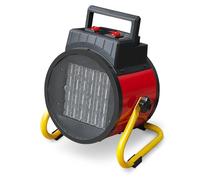 Triclicks 1500W/3000W Electric Heater, Portable Fan Heater with 2 Heat Settings, Space Heater Adjustable Thermostat Control, Portable Radiator With Carry Handle, for Bedroom/Industrial/office