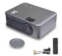 Triclicks Mini Projector, Portable Video Projector WiFi, Home Theatre Movie Projector HD 1080P Supported, Smart projector Compatible with Phone/HDMI/iOS/Android/Tablet/PC/TV Stick/AV/USB (Black)