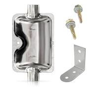 Triclicks Silver Exhaust Pipe Silencer Muffler 24mm For Air Diesel Heater Car Parking Heater (Exhaust Silence)