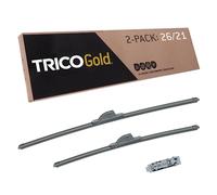 TRICO Gold 26" + 21" Premium Automotive Replacement Windshield Wiper Blades (Set of 2), Passenger and Driver Side All-Weather Beam Wiper Blades for Select Vehicle Models