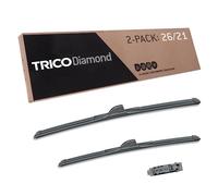TRICO Platinum 26 Inch & 21 inch pack of 2 High Performance Automotive Replacement Windshield Wiper Blades For My Car (25-2621)