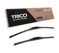 TRICO Silicone Ceramic™ (90-2620) 26 & 20 Inch Pack of 2 Automotive Replacement Windshield Wiper Blades, Ceramic Coated Silicone Super Premium Beam Blade for Select Vehicle Models