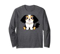 Tricolor Cavalier King Charles Spaniel Long Sleeve T-Shirt