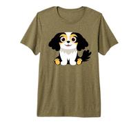 Tricolor Cavalier King Charles Spaniel Premium T-Shirt