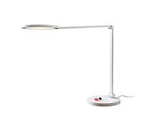 Tricolor LED LAMP - Dimmable Eye Caring Lamp, Daylight 3 Colour temperatures, 95+ CRI, Designed with Bold and Visible switches, Table Lamp, White