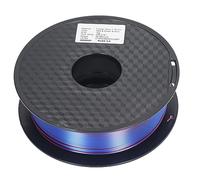 Tricolor Silk PLA Filament 1.75mm, Eco - Friendly 3D Printer Filament with Red Green Blue Blend, Smooth Glossy Finish for Most FDM 3D Printers and Pens