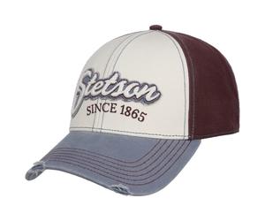 Tricolour Vintage Distressed Cap by Stetson
