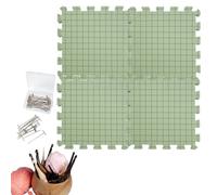 Tricoting Mats - Needle Projects, Crochet Blocking Mats | Knitting Foam Card Crochet Mats with Pin Grid Set, Extra Thick Needle Work Projects
