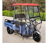 Tricycle Cover, 3 Wheel Motorcycle Cover Compatible with Trike Models, Adult Tricycle Cover Electric Tricycle Covers, Windproof Recumbent Trike Cover(Red,100cm/39.4in)