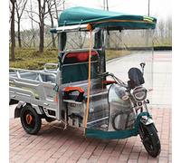 Tricycle Cover, Breathable and Portable Vehicle Protection, Dump Truck Rainproof Tarpaulin, Accessories Fit for Various 3 Wheel Bike Types(Blue,80cm/31.5in)