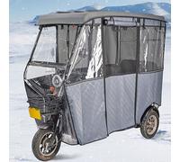 Tricycle Cover for Wind and Rain Protection, Electric Tricycle Frame Canopy, All-Season Weather Proof