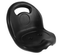 Tricycle Seat Adjustable Back Saddle Black Plastic