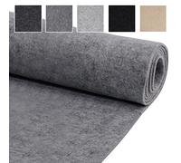Trident Distributions 4 Way Super Stretch Lining Carpet for Camper Van Motorhome Car Vehicle Interior, Conversion Lining, Carpet Lining, Campervan Accessories, Glue Not Included, Black, 1 x 2m