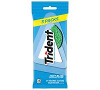 Trident Mint Bliss Sugar Free Chewing Gum 14 Stick 3 Pack