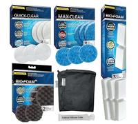 Trident Nova FX4/FX5/FX6 Filter Media Canister Filter Maintenance and Replacement Filter Media Kit, Including Media Bags (FX Foam Filter Pads, Quick Clear/Water Polishing Pads, BioFoam+)