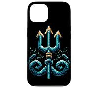 Trident of Poseidon in Pixel Art Style Christmas Case for iPhone 13
