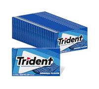 Trident Original Flavor Sugar Free Chewing Gum 24 Packs of 14 (336 Pieces Total)