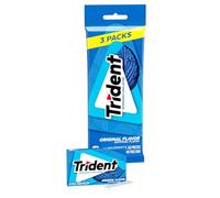 Trident Original Sugarfree Chewing Gum 3 x 14 Stick Multipack