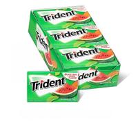 Trident Sugar Free Gum 14 Sticks - Pack of 12 (Watermelon Twist)