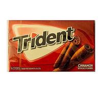 Trident Sugar Free Gum - Cinnamon 14 STICKS RED - 12 PACK