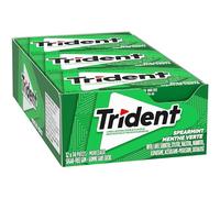 Trident Trident Sugarfree Gum, Spearmint, 12 Count