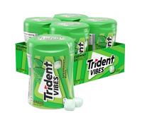 Trident Vibes Spearmint Rush Sugar Free Gum, 4 Bottles of 40 Pieces (160 Total Pieces)